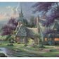 Clocktower Cottage - 16" x 31" Gallery Wrapped Canvas