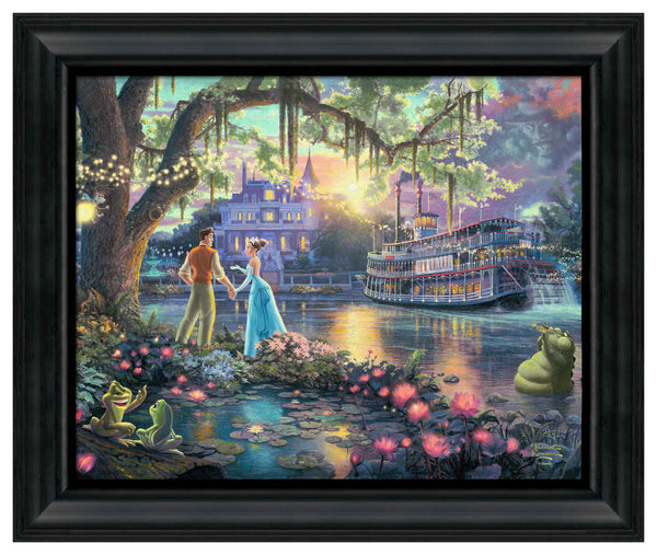 Disney Princess and the Frog  - 19.5" x 23.5" Disney Vignette (Satin Black Frame)