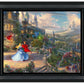 Sleeping Beauty Dancing in the Enchanted Light - 19.5" x 23.5" Disney Vignette (Satin Black Frame)