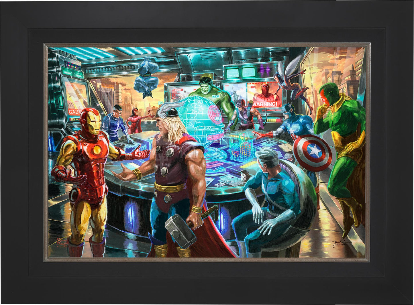 The Avengers - Framed Limited Edition Canvas (SN - Standard Numbered) - 27.5" x 36.5"