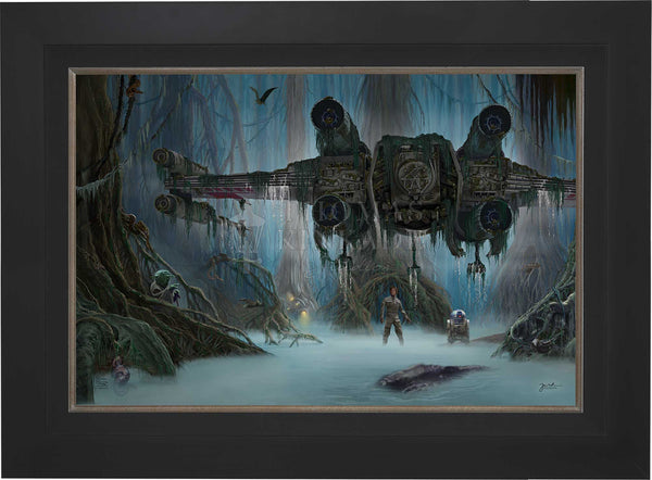 Do. Or do not. There is no try. - Framed Limited Edition Canvas (SN - Standard Numbered) - 27.5" x 36.5"