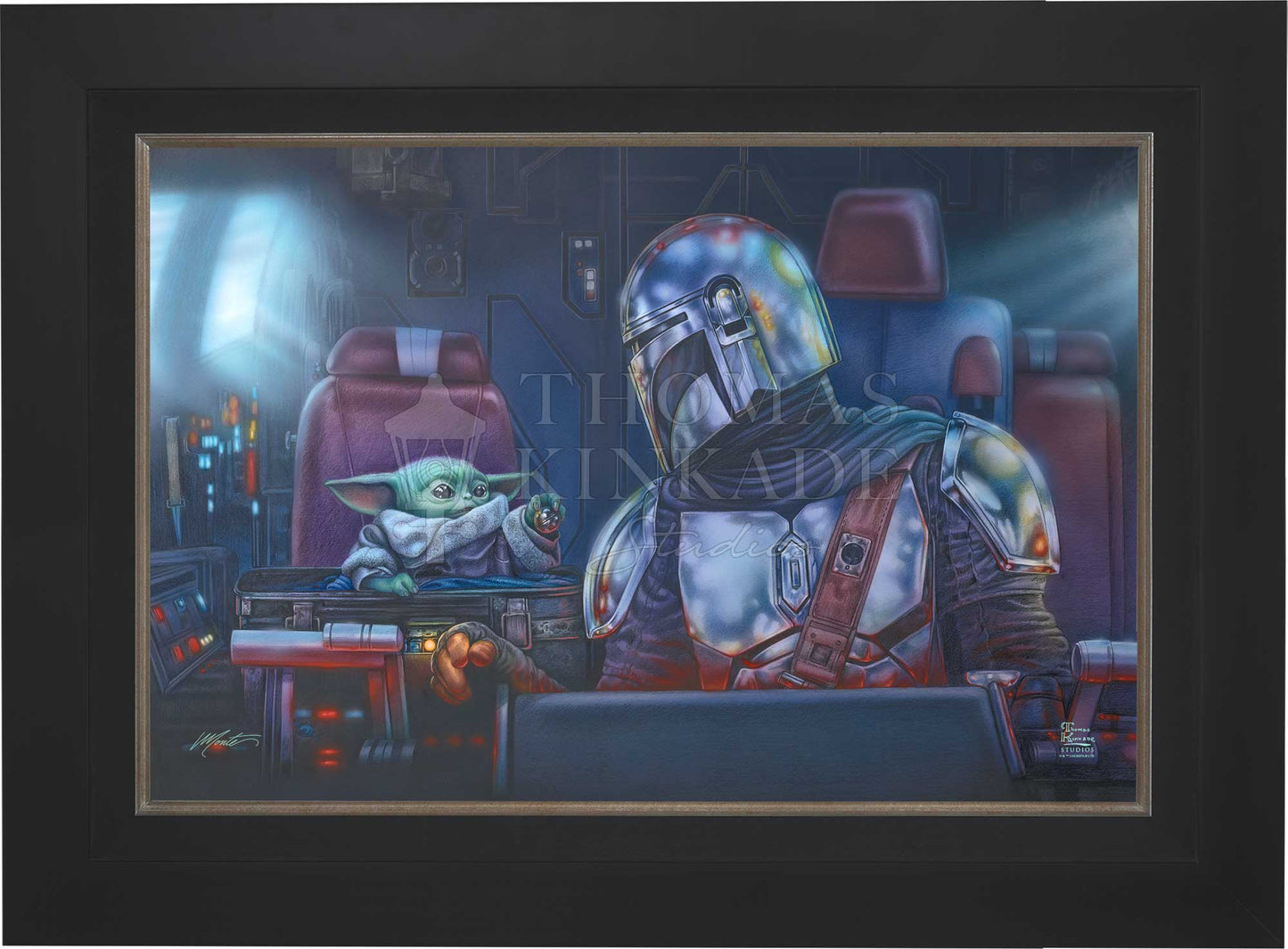 The Mandalorian&trade; - Two For The Road - Limited Edition Canvas (SN - Standard Numbered) - 27.5" x 36.5"
