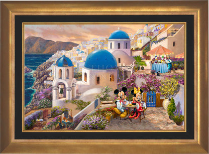 Disney Mickey and Minnie in Greece - Framed Limited Edition Canvas (PP - Publisher Proof) - 28" x 37"