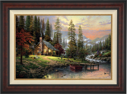 A Peaceful Retreat - Framed Limited Edition Canvas (SN - Standard Numbered) - 38.5" x 52.5"