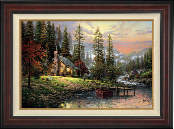 A Peaceful Retreat - Framed Limited Edition Canvas (SN - Standard Numbered) - 38.5" x 52.5"