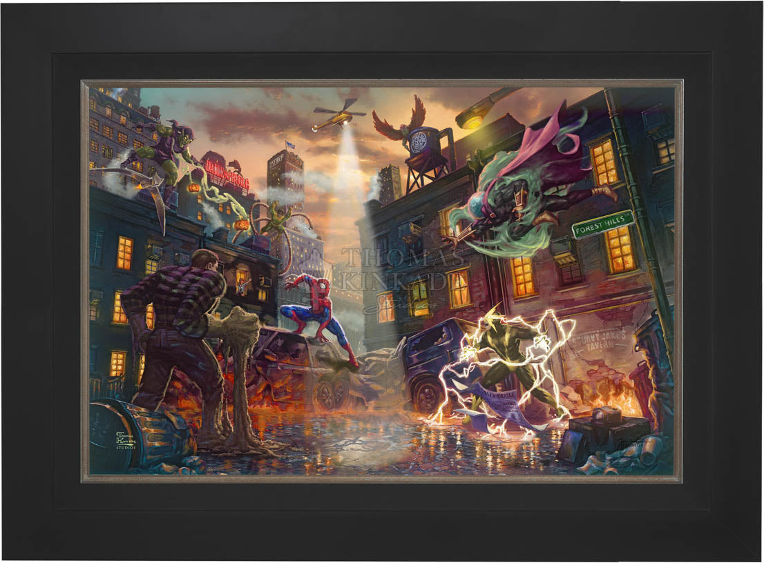 Spider-Man vs. the Sinister Six - Framed Limited Edition Canvas (SN - Standard Numbered) - 27.5" x 36.5"