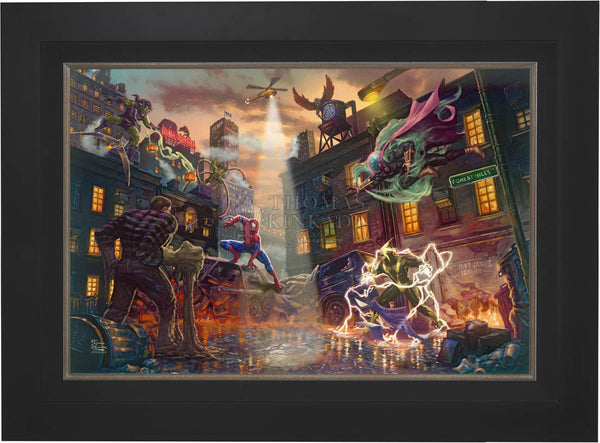 Spider-Man vs. the Sinister Six - Framed Limited Edition Canvas (SN - Standard Numbered) - 27.5" x 36.5"