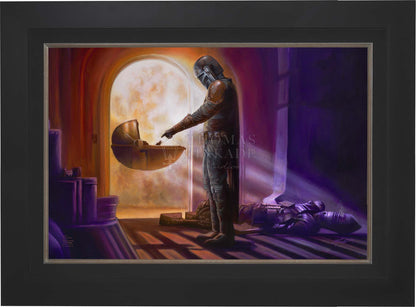 The Mandalorian&trade; - Turning Point - Framed Limited Edition Canvas (SN - Standard Numbered) - 27.5" x 36.5"
