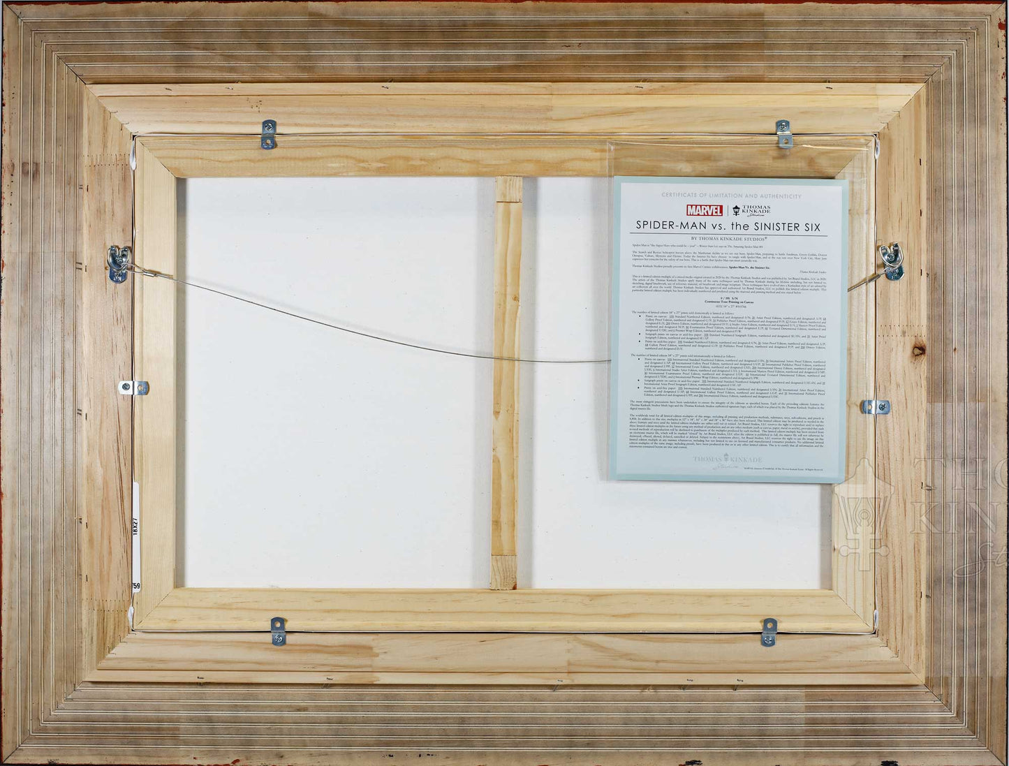 Spider-Man vs. the Sinister Six - Framed Limited Edition Canvas (SN - Standard Numbered) - 27.5" x 36.5"