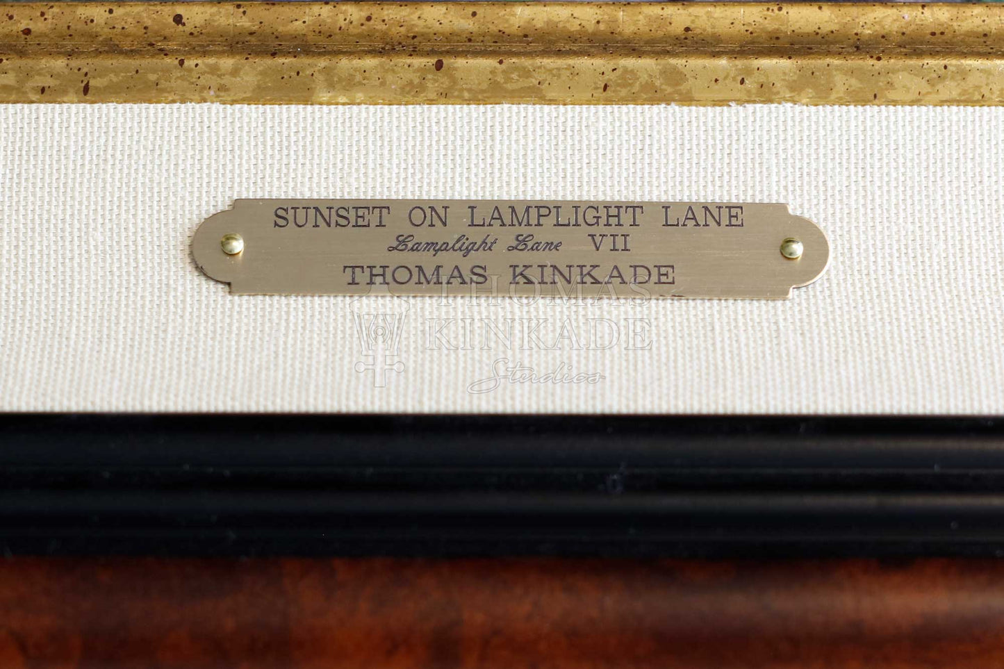 Sunset on Lamplight Lane - Framed Limited Edition Canvas (SN - Standard Numbered) - 34.5" x 46.5"