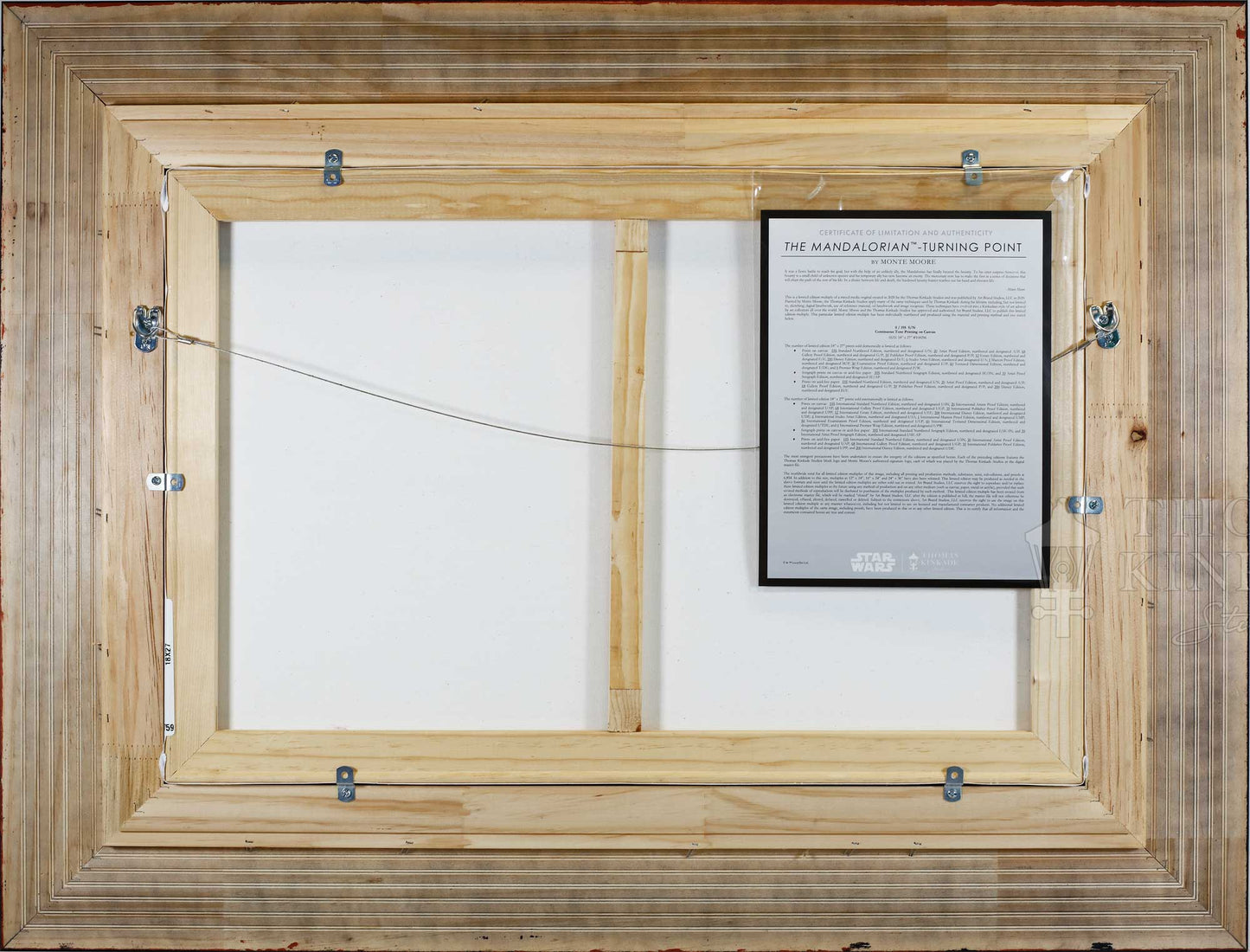 The Mandalorian&trade; - Turning Point - Framed Limited Edition Canvas (SN - Standard Numbered) - 27.5" x 36.5"