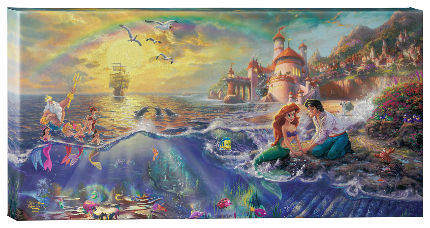 The Little Mermaid - 16" x 31" Gallery Wrapped Canvas